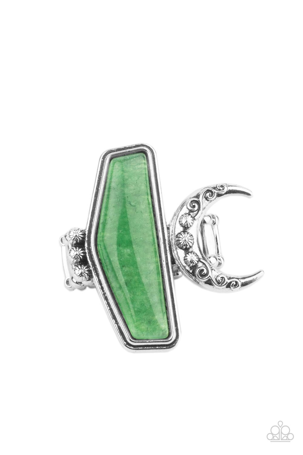Cosmic Karma Ring (Green, Brass)