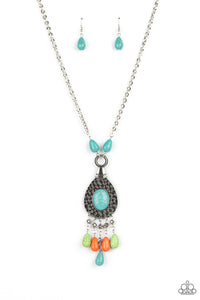 Cowgirl Couture Necklace (Multi, Green, Pink)