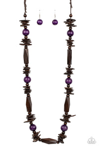 Cozumel Coast Purple Necklace
