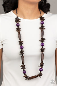 Cozumel Coast Purple Necklace