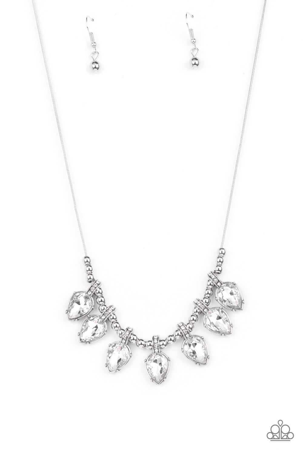 Crown Jewel Couture Necklace (Blue, Green, White)