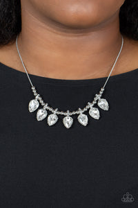 Crown Jewel Couture Necklace (Blue, Green, White)