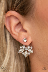 Crystal Constellations White Earring