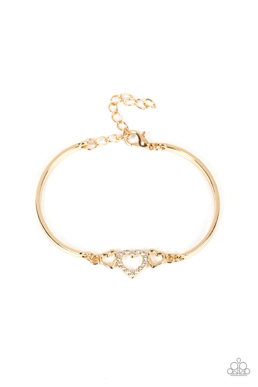 Cupids Confessions Bracelet (Gold, White, Red)