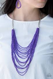 Bora Bombora Purple Necklace
