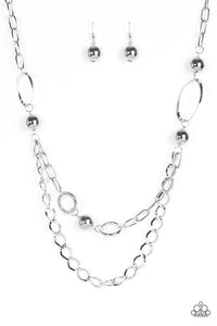 Mega Metal Silver Necklace