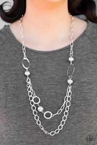 Mega Metal Silver Necklace