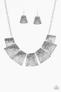 Here Comes The Huntress Silver Necklace