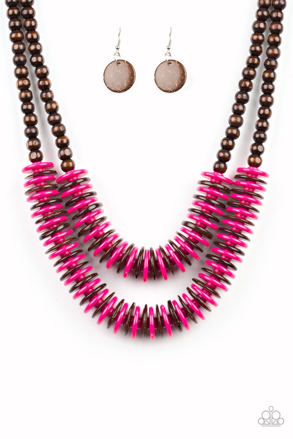 Dominican Disco Pink Necklace