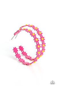 Daisy Disposition Earring (Multi, Pink)