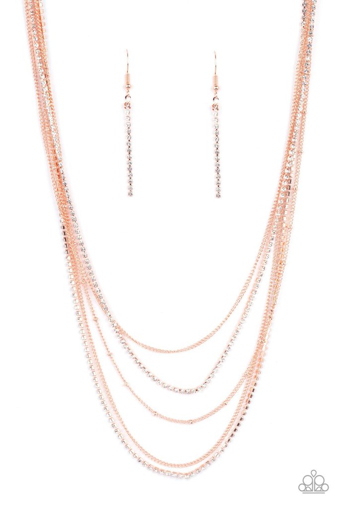 Dangerously Demure Copper Necklace