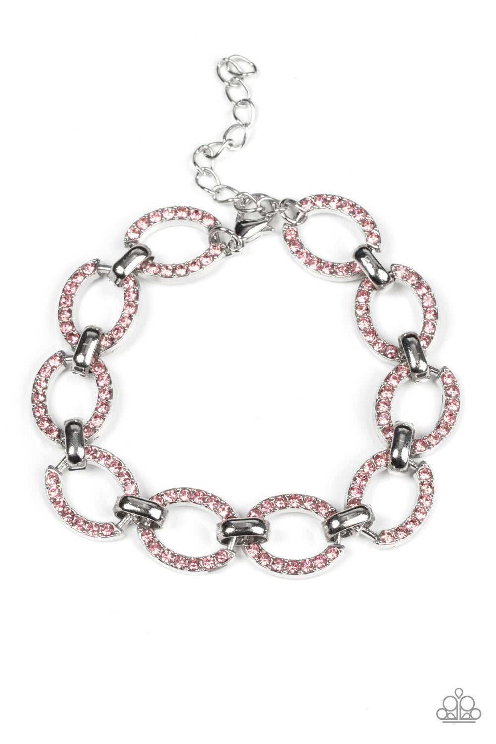 Date Night Debonair Bracelet (White, Pink)