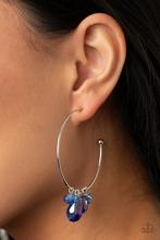 Dazzling Downpour Blue Earring