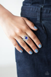 Decadently Dreamy Blue Ring
