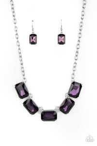 Deep Freeze Diva Purple Necklace