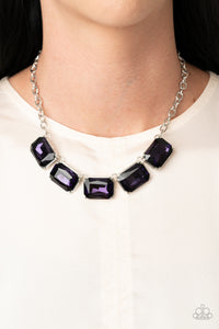 Deep Freeze Diva Purple Necklace