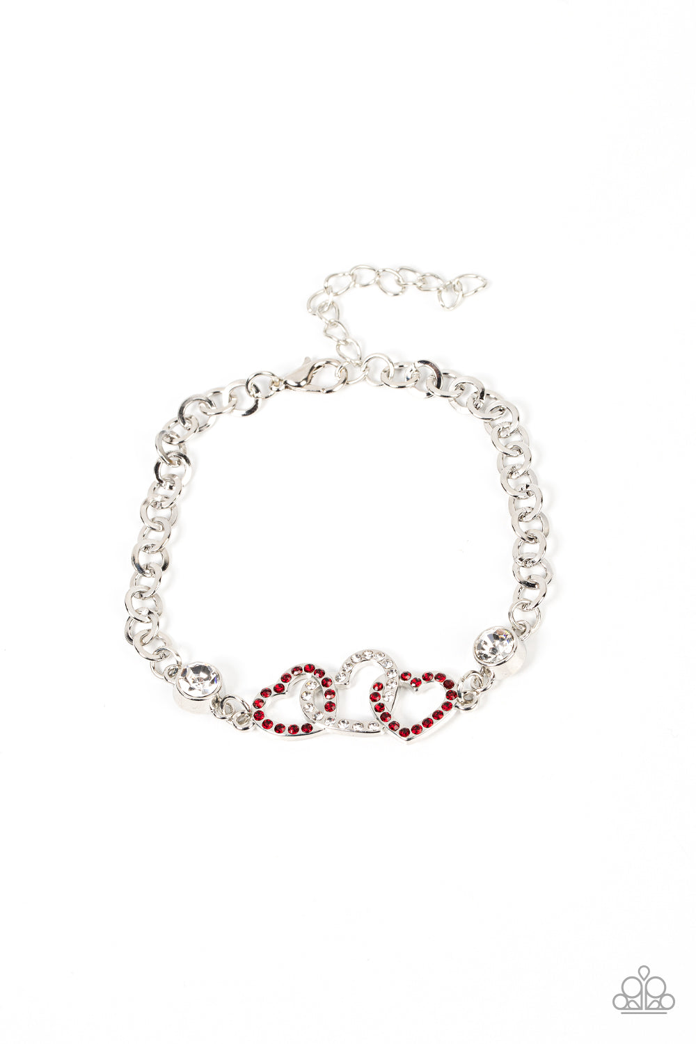 Desirable Dazzle Bracelet (Red, White, Pink)