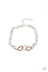 Desirable Dazzle Bracelet (Red, White, Pink)