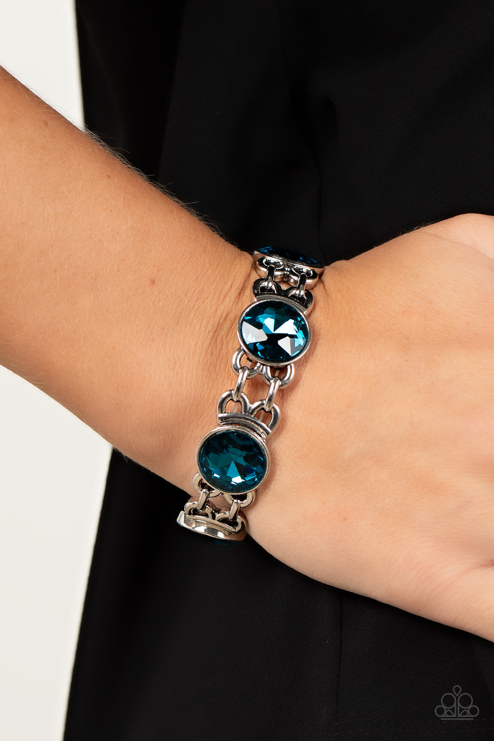 Devoted to Drama Blue Bracelet