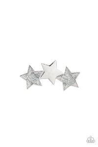 Dont Get Me STAR-ted Hair Clip (Silver, Pink, Multi)