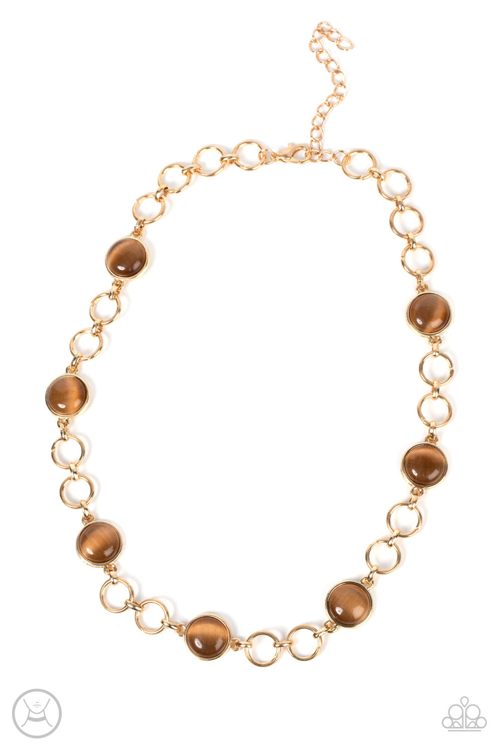 Dreamy Distractions Necklace (Pink, Brown)
