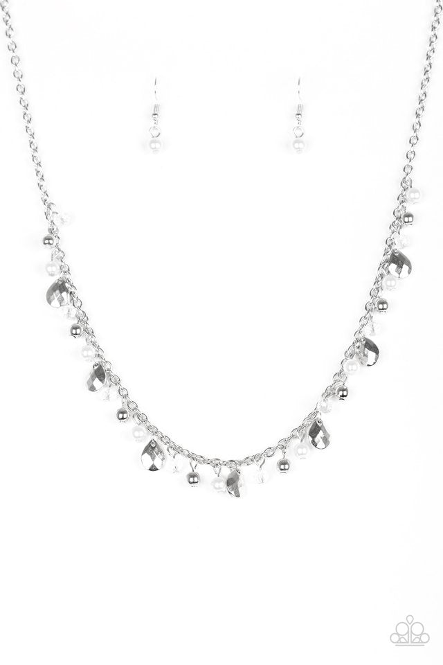 Spring Sophistication White Necklace