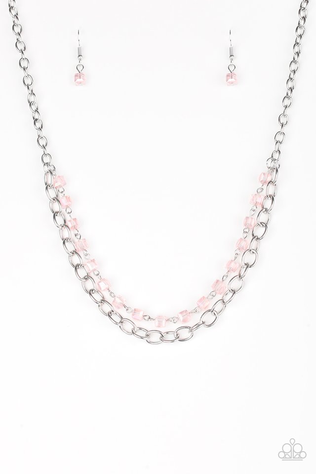 Block Party Princess Pink Necklace