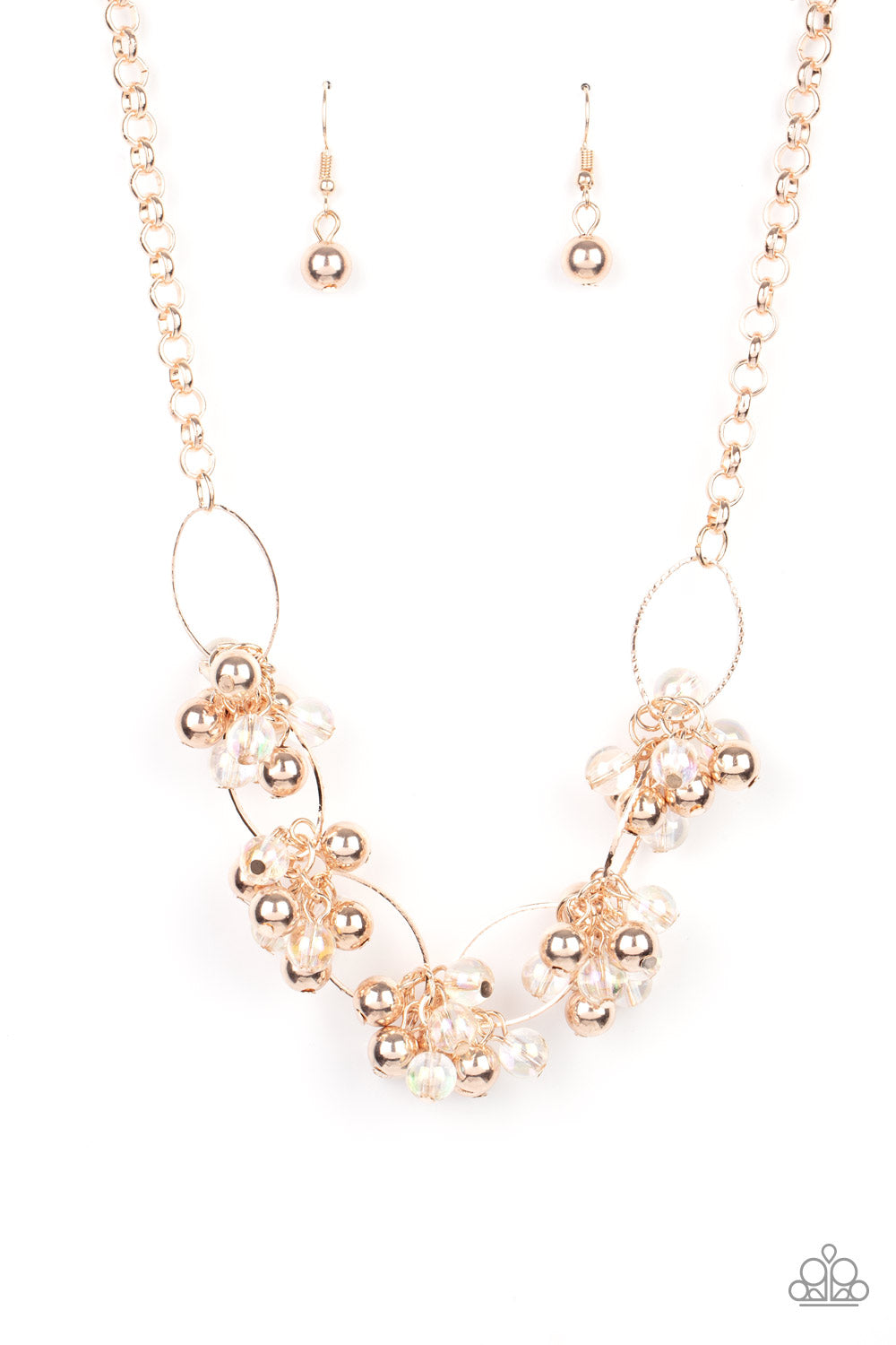 Effervescent Ensemble Rose Gold Necklace