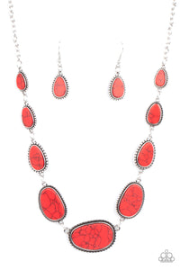 Elemental Eden Red Necklace