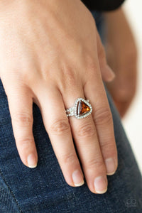 Elevated Engagement Ring (Red, Green, Brown)