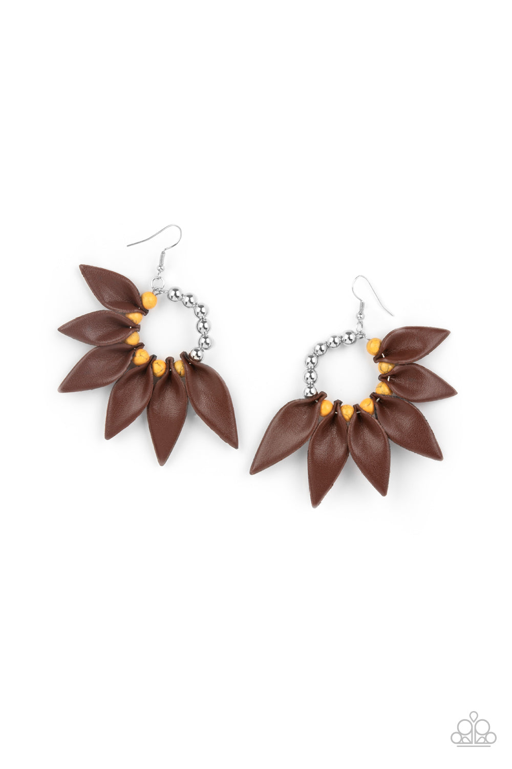 Flower Child Fever Orange Earring