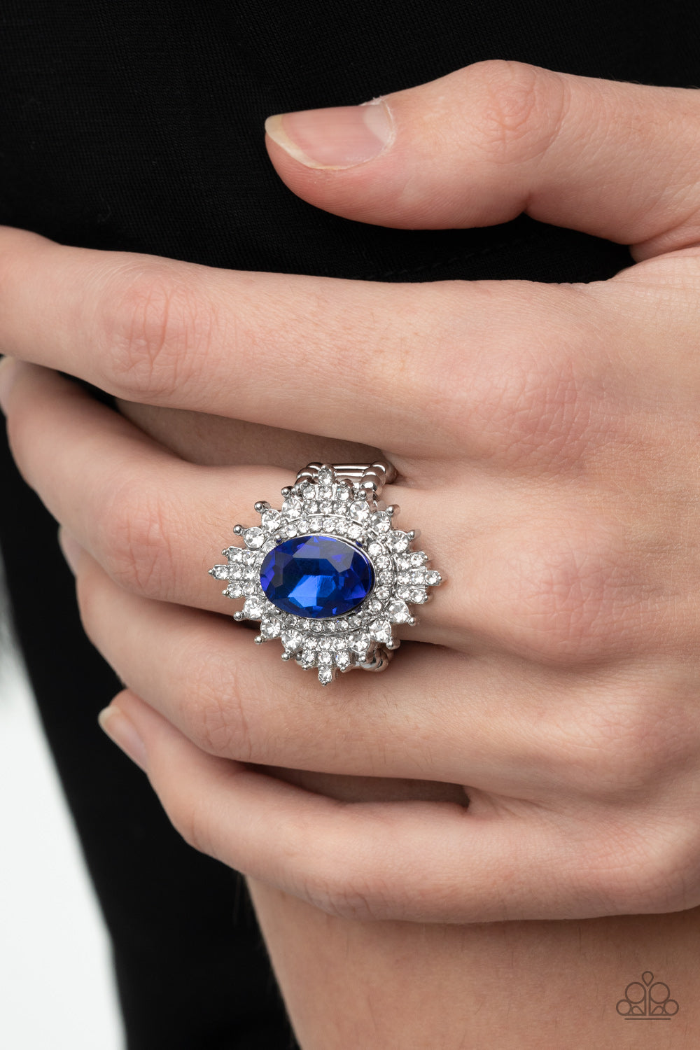 Five-Star Stunner Blue Ring