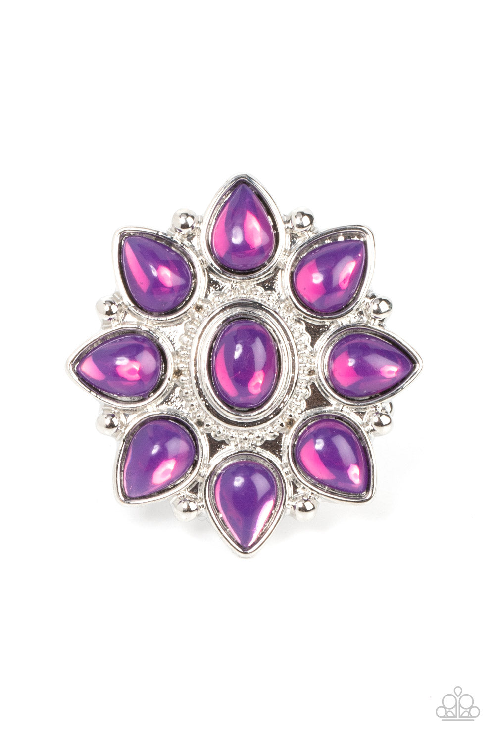 Enchanted Orchard Ring (Rose Gold, Purple)