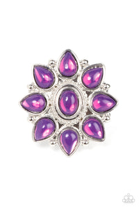 Enchanted Orchard Ring (Rose Gold, Purple)
