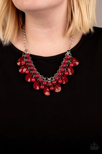Endless Effervescence Red Necklace