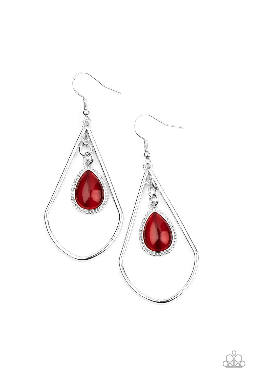 Ethereal Elegance Earring (Red, Yellow)