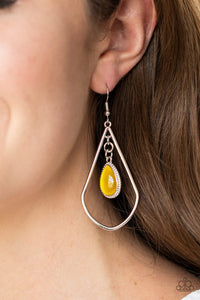 Ethereal Elegance Earring (Red, Yellow)