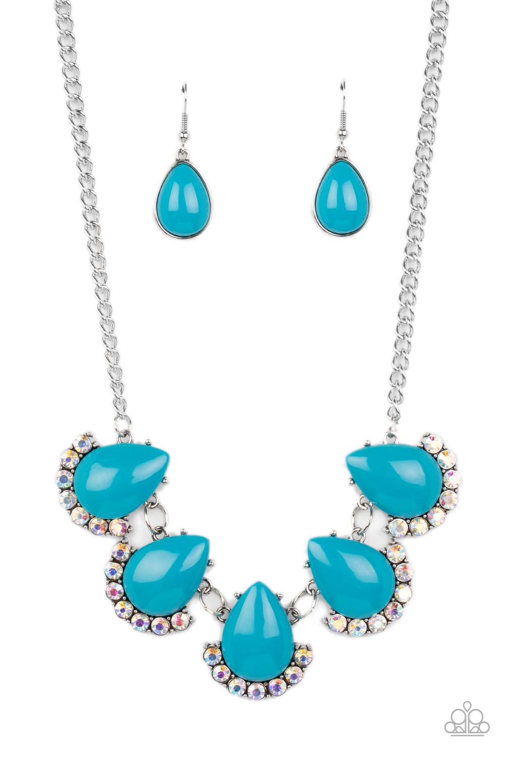 Ethereal Exaggerations (Purple, Blue) Necklace