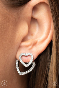 Ever Enamored White Earring