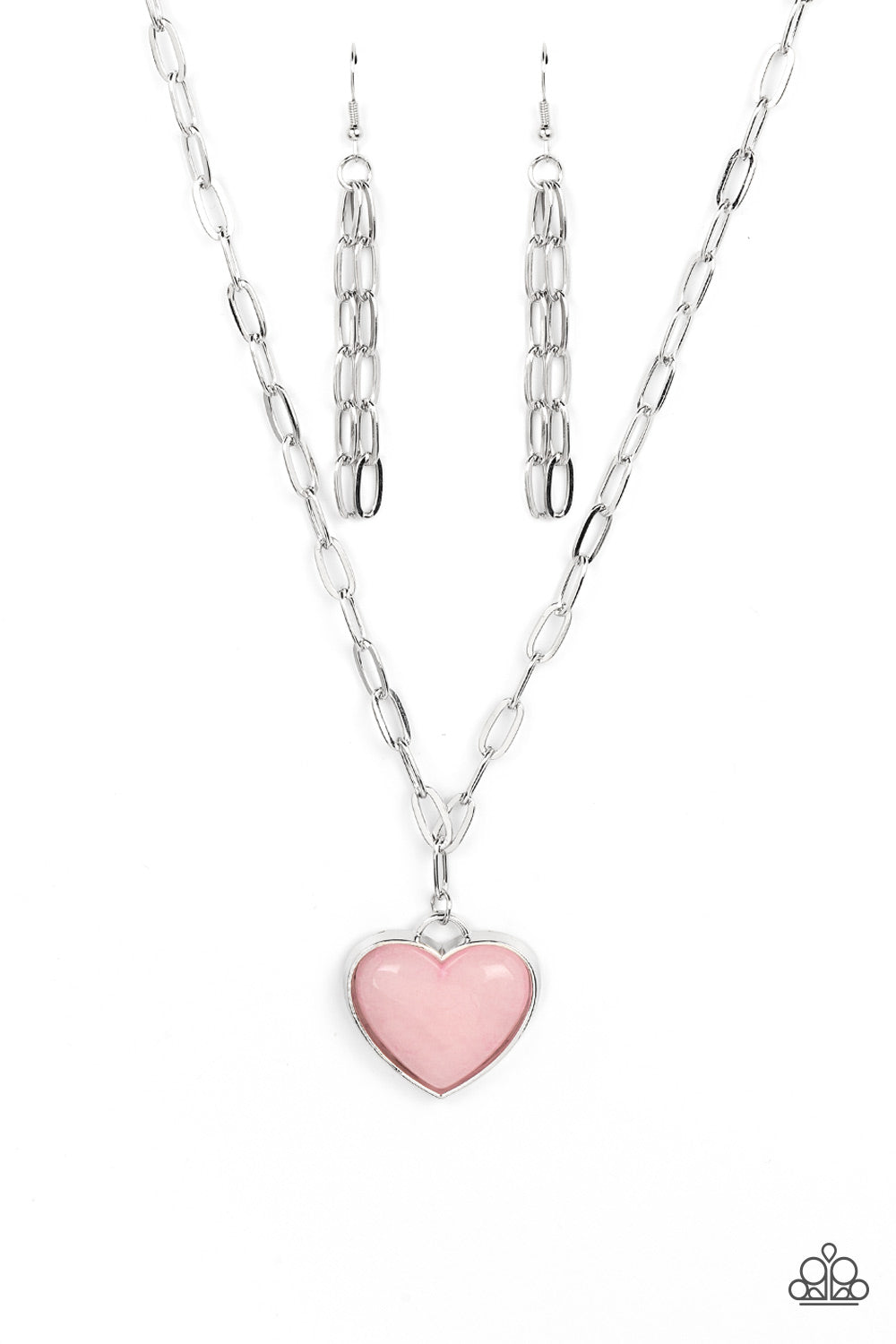 Everlasting Endearment Necklace ( Pink, Copper, White)