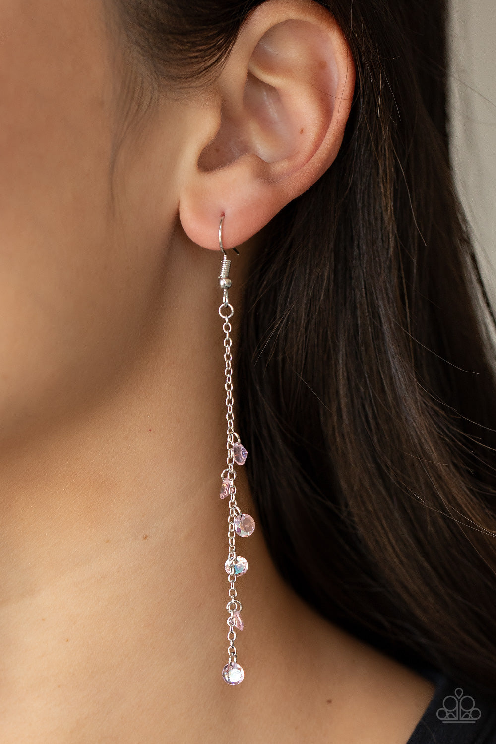 Extended Eloquence Earring (Pink, Blue)
