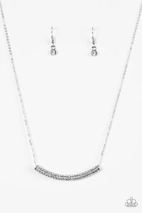 Metro Magnificence White Necklace