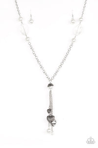 Heart-Stopping Harmony White Necklace
