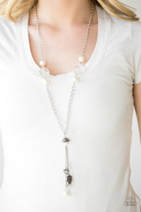 Heart-Stopping Harmony White Necklace