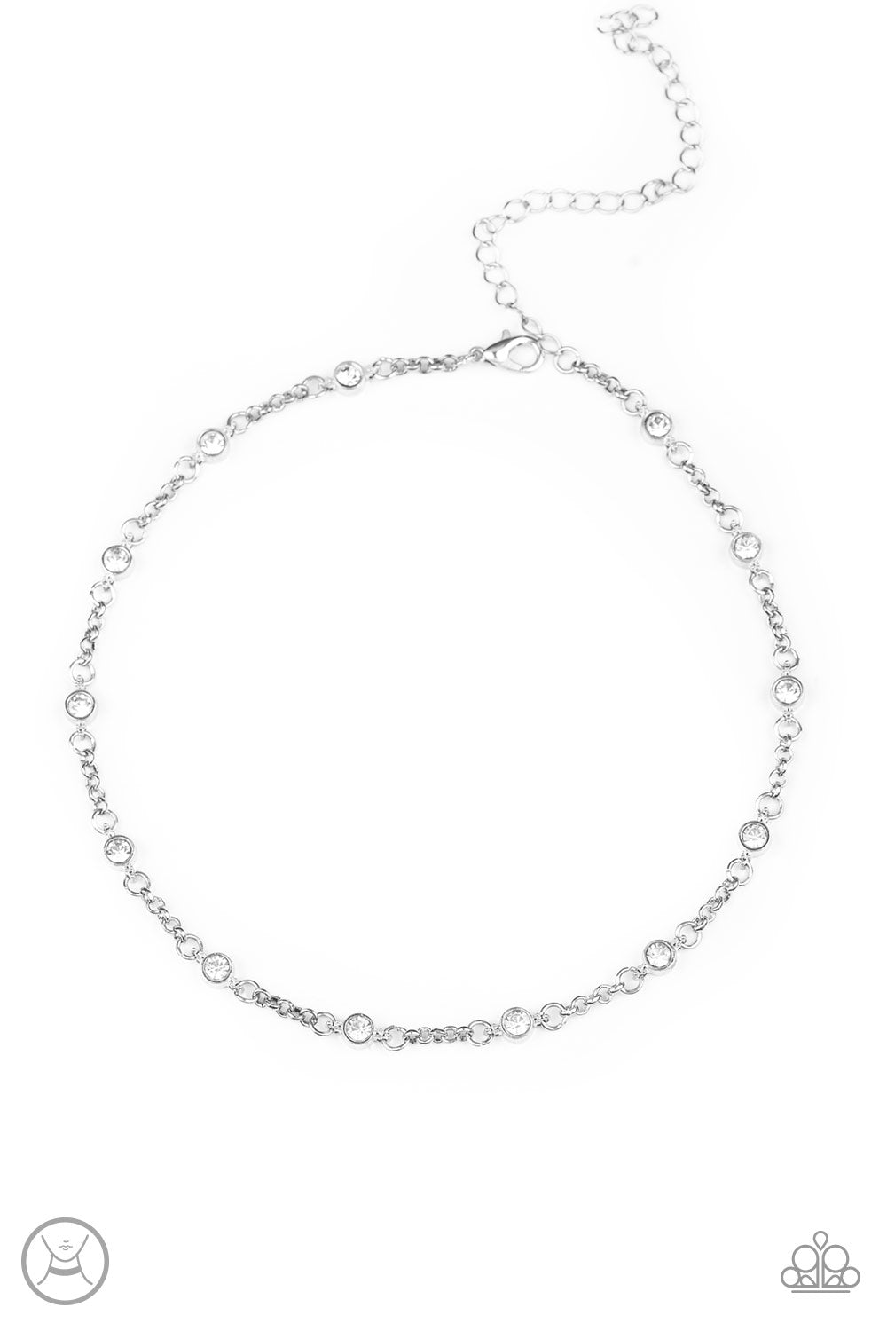 Stunningly Stunning Choker White Necklace