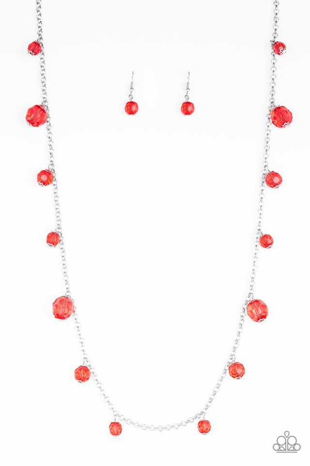 Glow-Rider Red Necklace