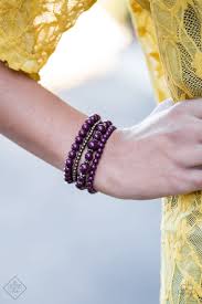 Rockin' Rococo Purple Bracelet