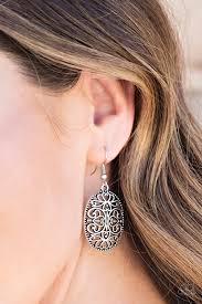 Wistfully Whimsical Silver Earring