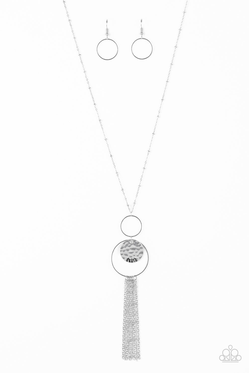 Faith Makes All Things Possible Silver Necklace