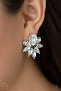 Fearless Finesse White Earring